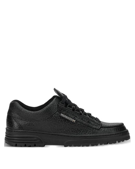 Mephisto Black Cruiser Logo-Detail Sneakers for men
