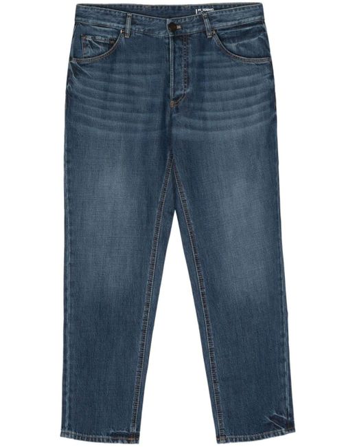PT Torino Jeans Met Toelopende Pijpen in het Blue voor heren