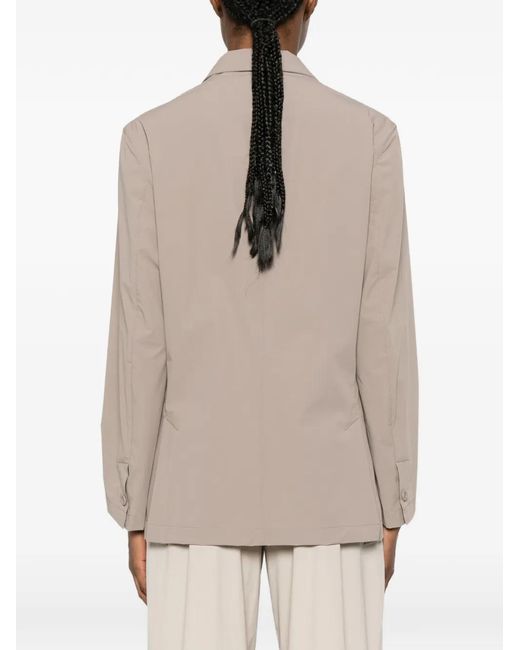 Herno Natural Double-Breasted Blazer
