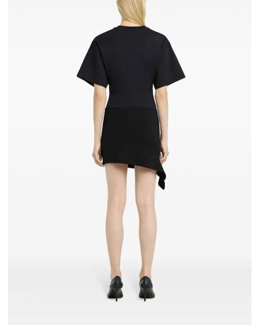 Courreges Black Loop-Knit Mini Skirt