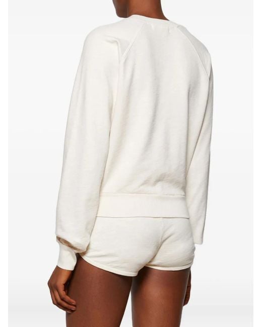 ÉTERNE White Sonny raglan-sleeve sweatshirt