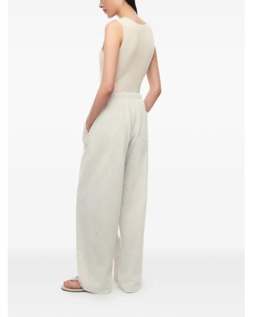 12 STOREEZ White Breakfast Club Track Pants