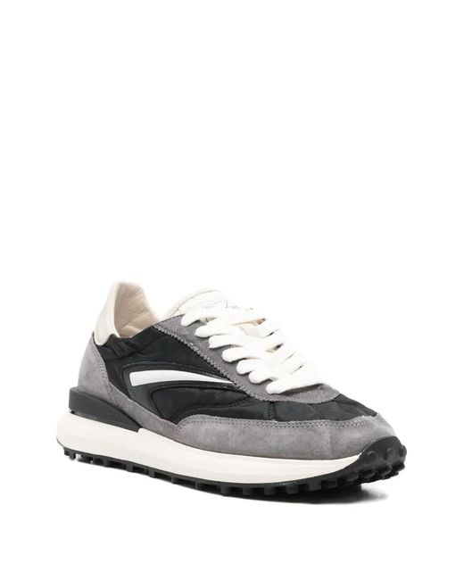 Date White Suede Sneakers for men