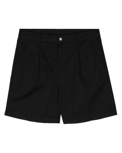 Carhartt Black Albert Mid-rise Bermuda Shorts for men