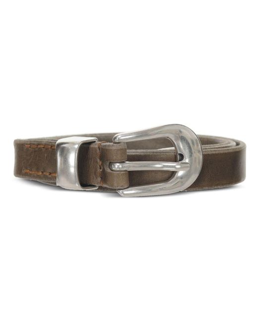 OUR LEGACY ブラウンレザーベルト 70 Our Legacy - Belt 2 cm Brown Leather