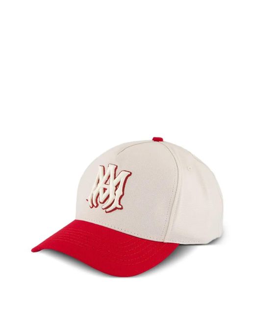 Amiri White Outline Two-Tone Cap for men