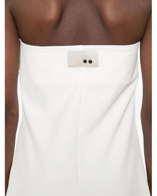 THE M.. White Sindy Strapless Mini Dress