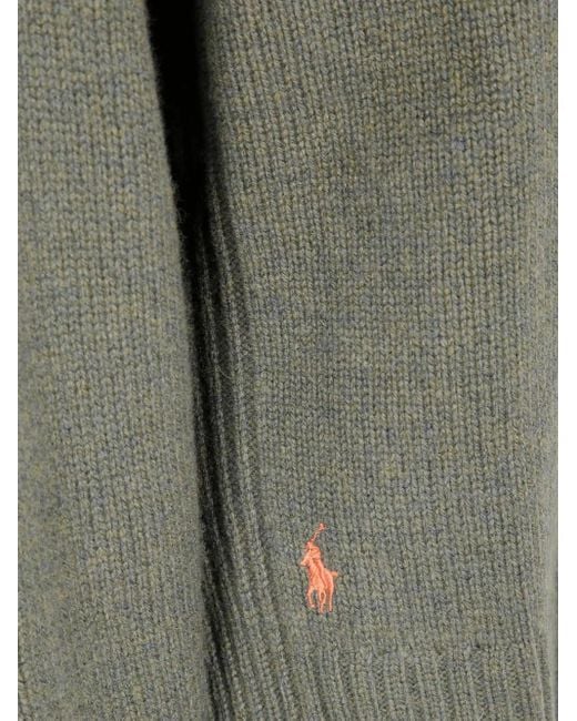 Polo Ralph Lauren Gray Turtleneck Wool Sweater