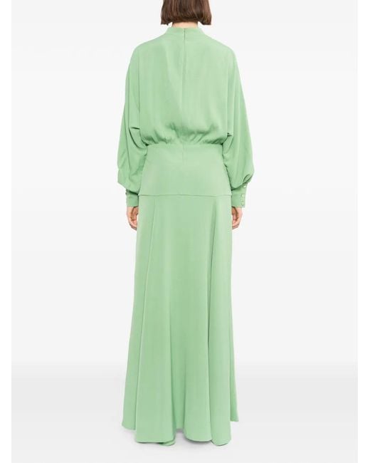 BLAKLACE Green Robe À Manches Longues