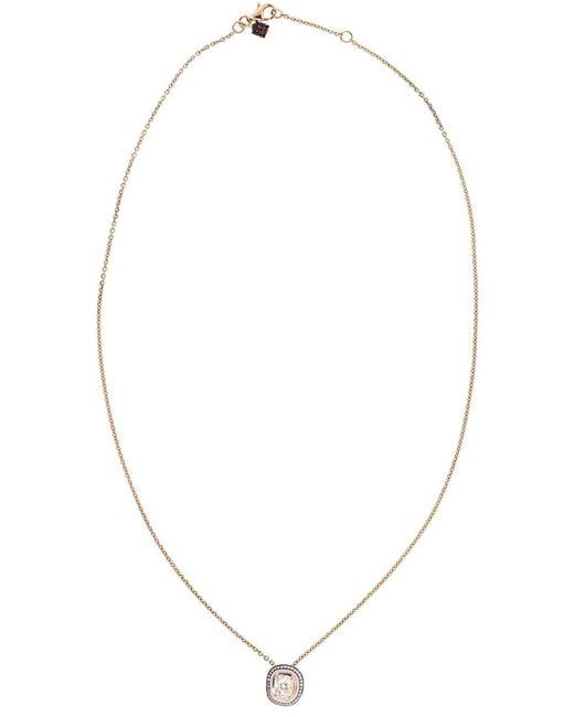 Selim Mouzannar White 18Kt Rose Mina Enamel And Diamond Necklace