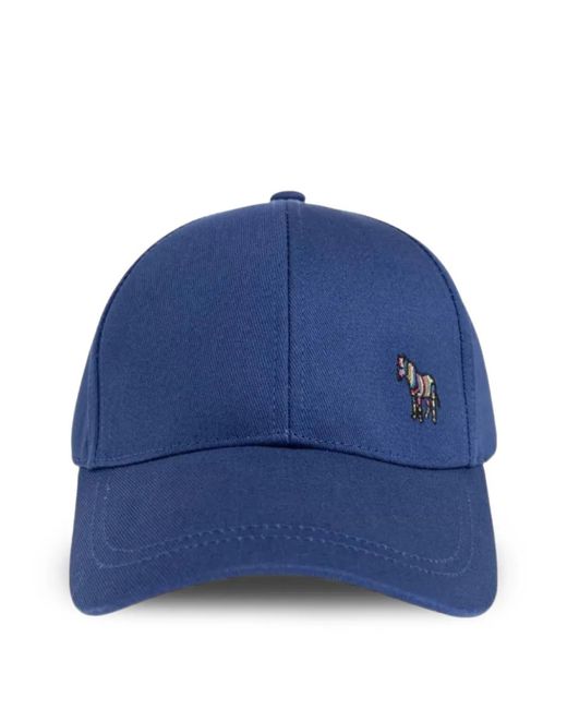 Paul Smith Blue Zebra-Embroidered Baseball Cap for men