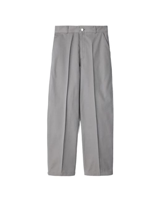 Lemaire Gray Barrel Pants for men