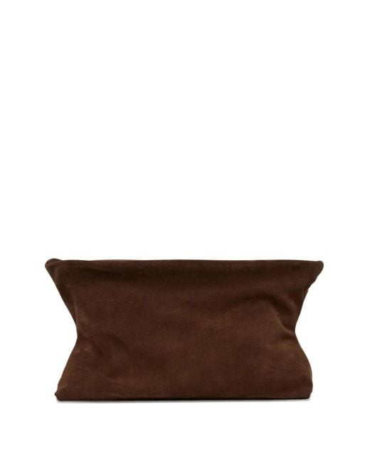 Marsèll Brown Suede Clutch Bag