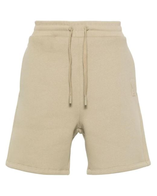 AMI Ami De Coeur トラックショーツ Natural