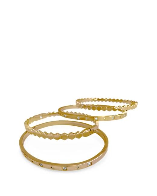 Hzmer Jewelry Metallic Cosmos Stacked Bracelet (Set Of Four)