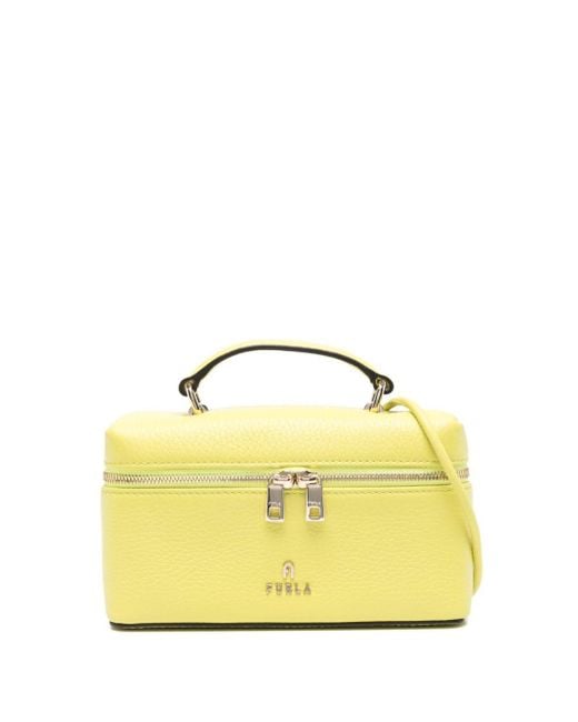 Mini Sac Camelia En Cuir Furla en coloris Yellow