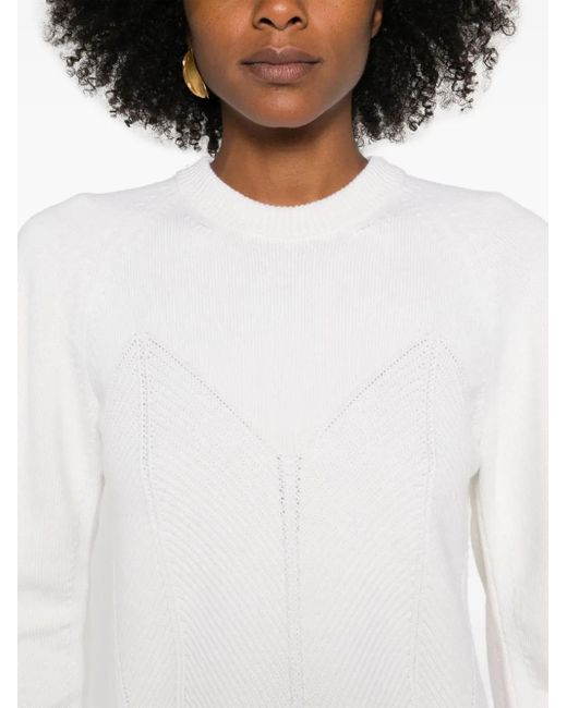 McQueen White Sweaters