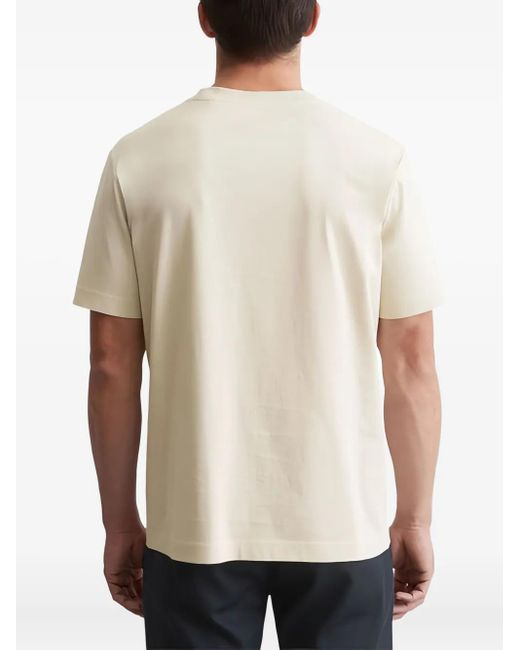 Marc O' Polo White Logo-Embroidered T-Shirt for men