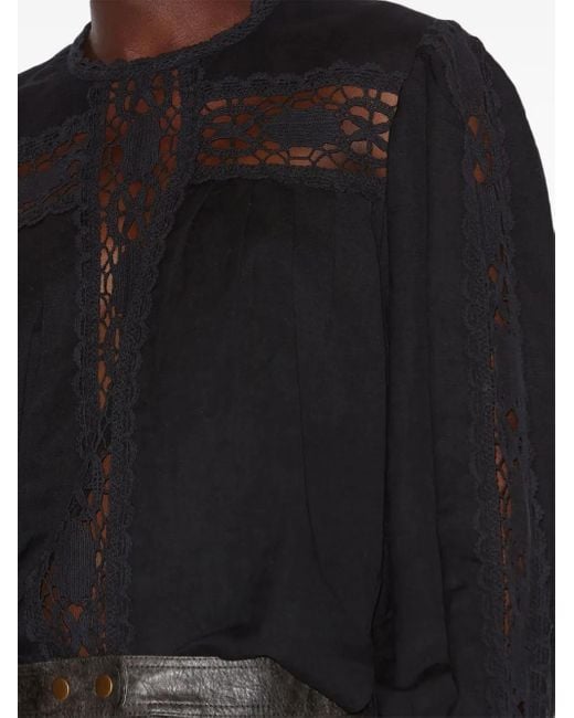 Isabel Marant Blue Valmira Top