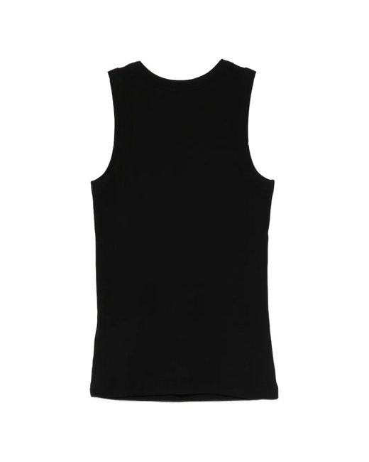 Joseph Black Ribbed Vest