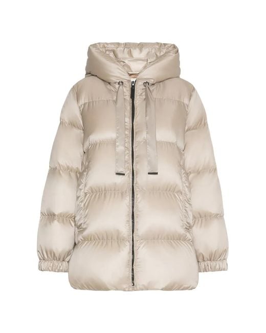 Max Mara Natural Midi Down Jacket