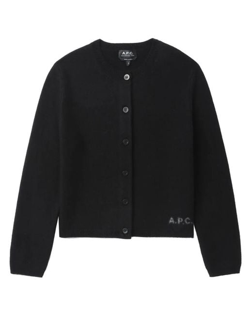 A.P.C. Black Mila Cardigan