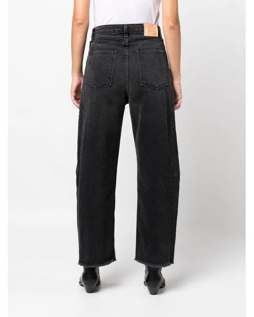 B Sides Black Lasso Wide-Leg Jeans