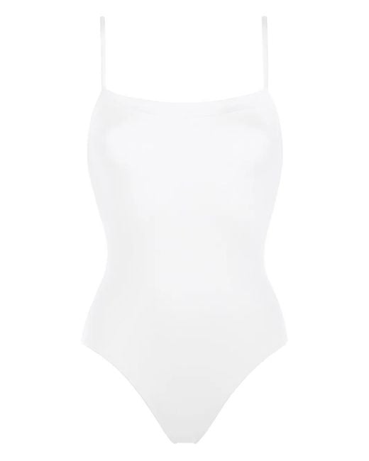 Eres White Spaghetti-Strap Swimsuit