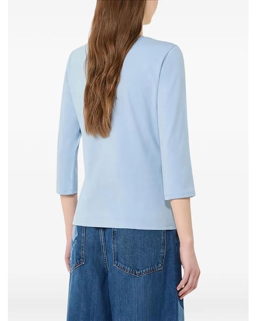 Weekend by Maxmara Blue Round-Neck T-Shirt