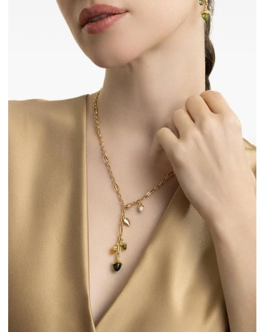 Tamara Comolli Metallic Mikado Rainforest Multi-Stone Necklace