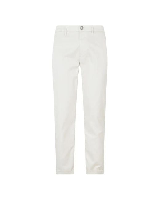 Re-hash White Belt-Loop Chinos for men