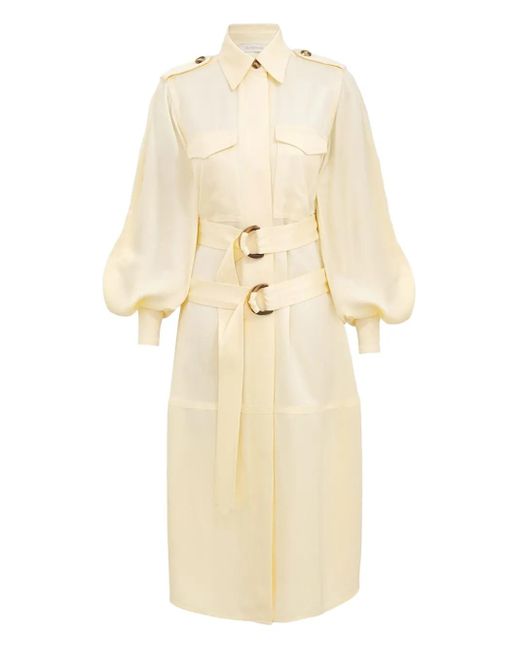 Zimmermann Balance Midi-Jurk in het Natural