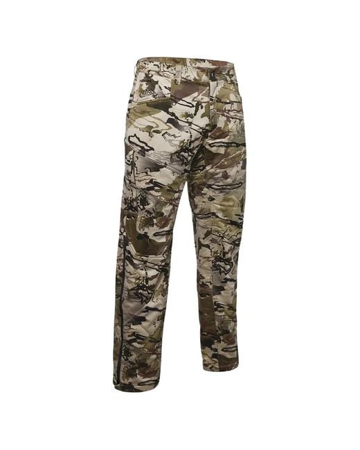 Under Armour Gray Brow Tine Camouflage Trousers for men