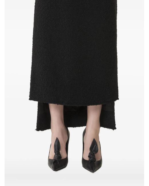 Lanvin Black Textured Skirt