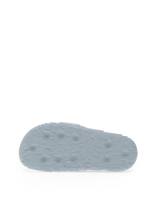Adidas Blue Adilette 22 Textured Slides