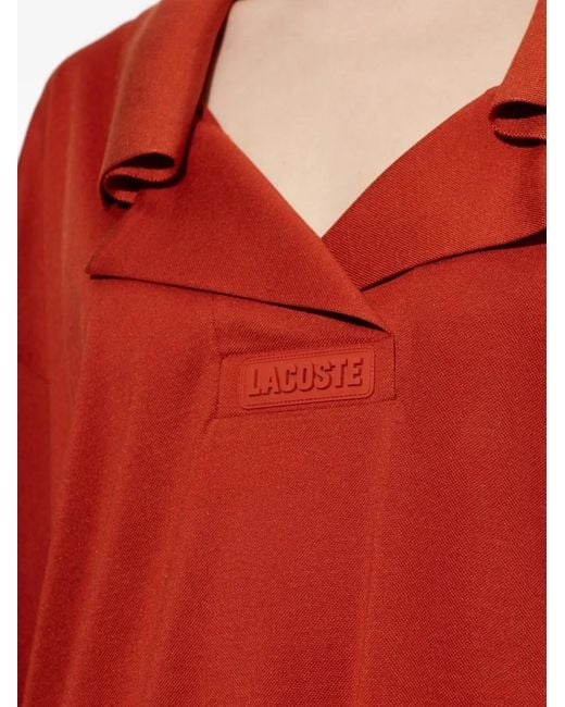 Lacoste Red Runway Mini Dress