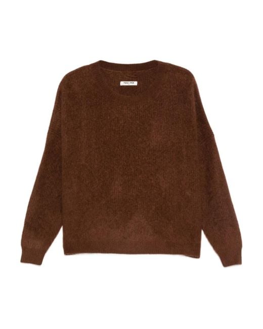 Max & Moi ラウンドネック プルオーバー Brown