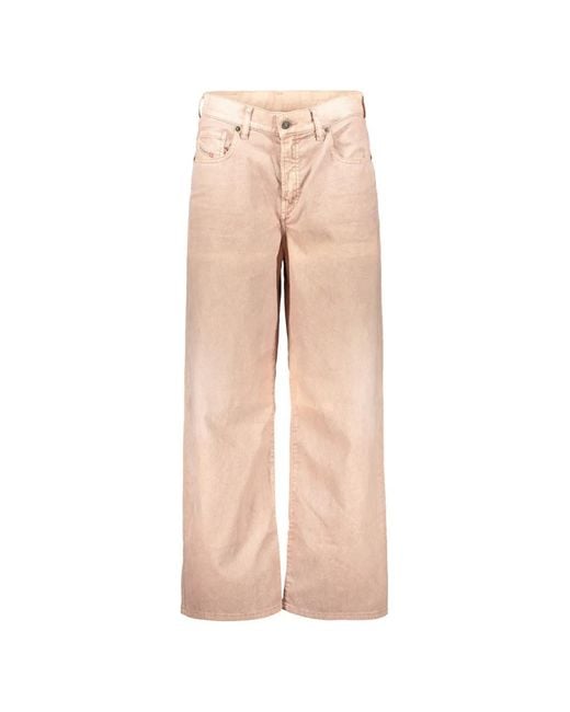 DIESEL Natural Jean Ample À Patch Logo
