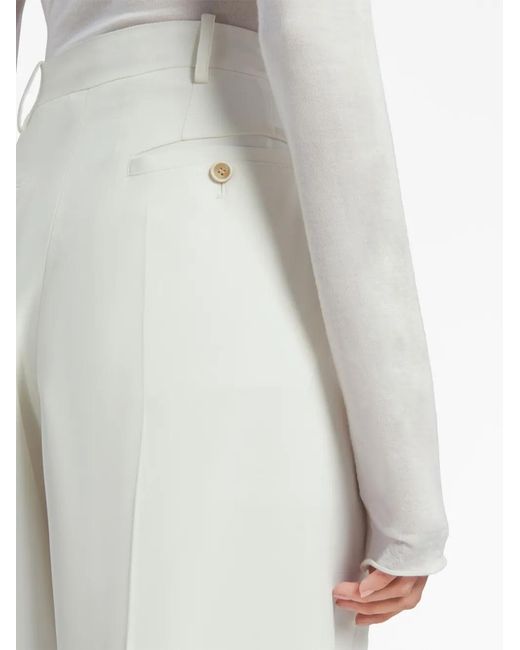 Marni White Trousers