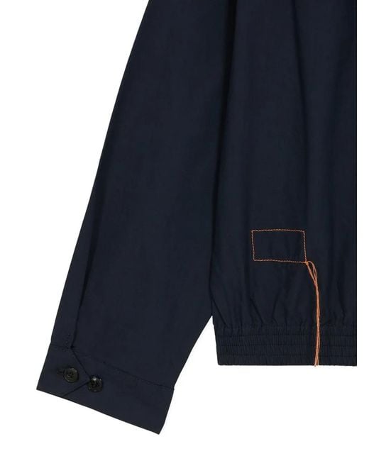 Fortela Blue Zumat Zip-Up Jacket for men