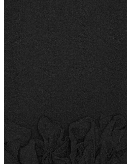 ROTATE BIRGER CHRISTENSEN Black Crepe Mini Skirt