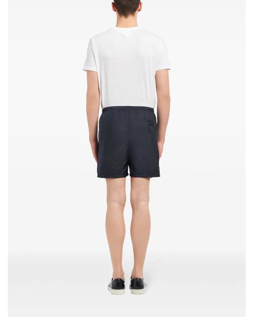 Short De Bain Re-Nylon Prada pour homme en coloris Blue