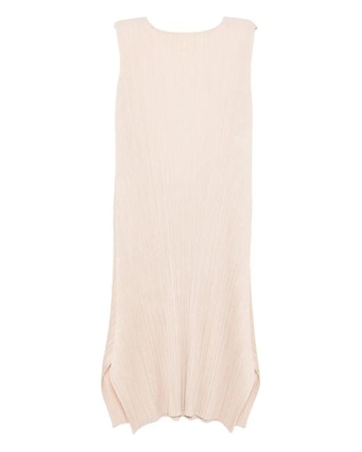 Pleats Please Issey Miyake Natural Mc-July Dress