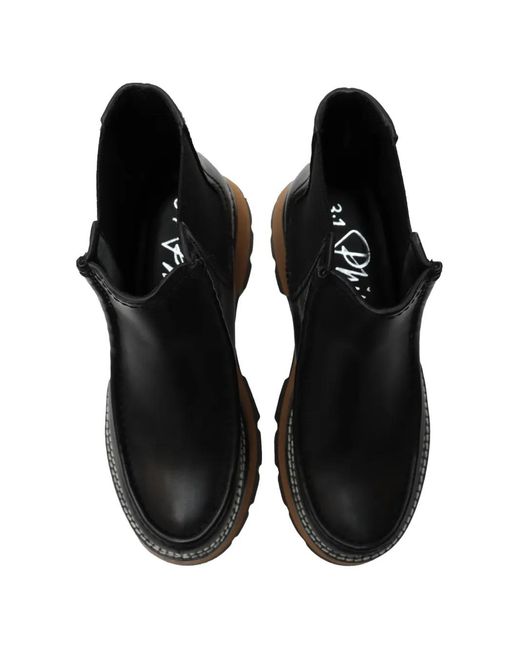 3.1 Phillip Lim Black Kate Chelsea Boots