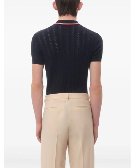 Valentino Garavani Blue Polo Shirt for men