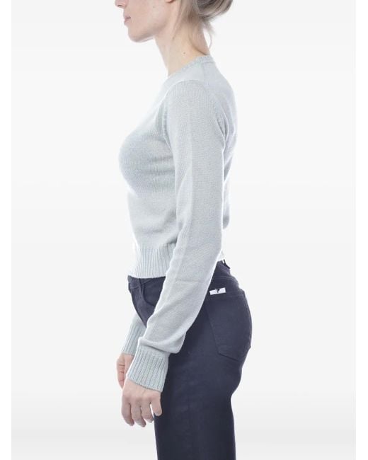 Jil Sander Gray Wool Sweater