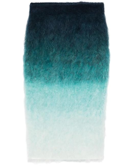 Casablanca Blue Gradient Skirt
