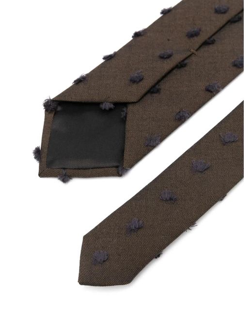 Lanvin Brown Maxi Dot Tie Accessories for men