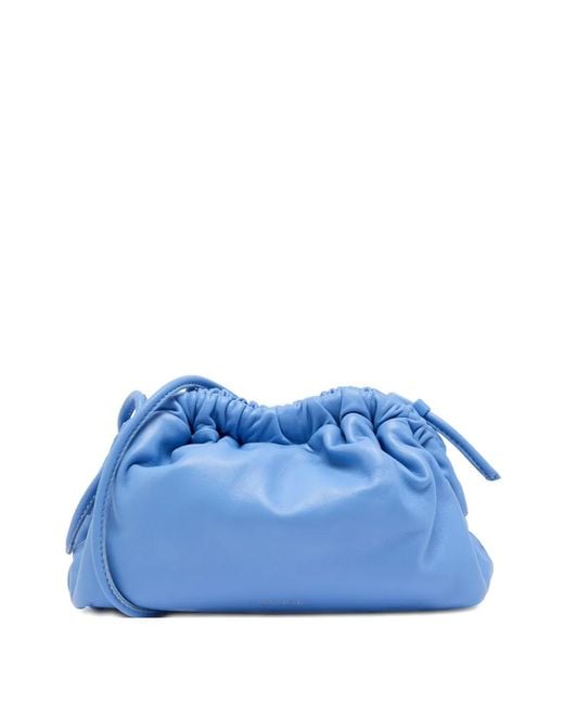 Mansur Gavriel Blue Mini Cloud Clutch Bag