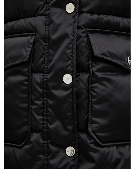 Liu Jo Black Hooded Padded Coat